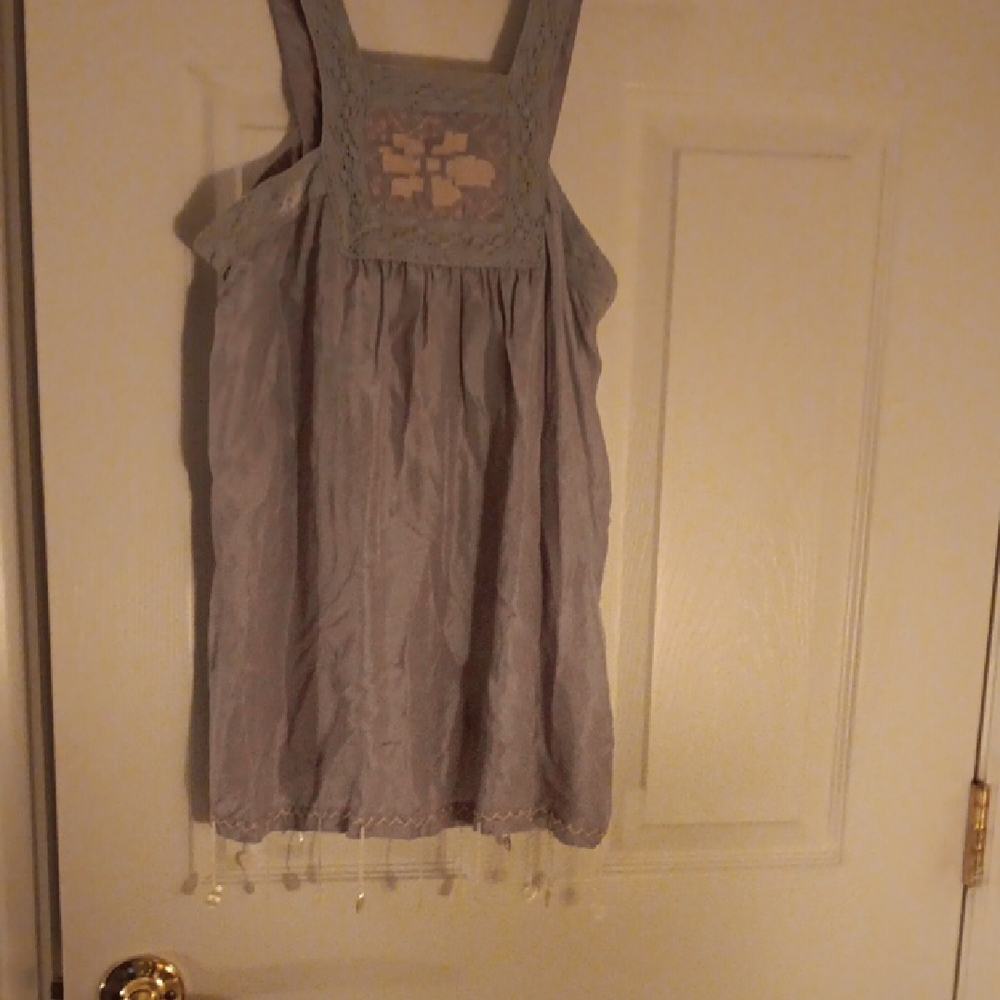 Blue/Grayish Tank Top